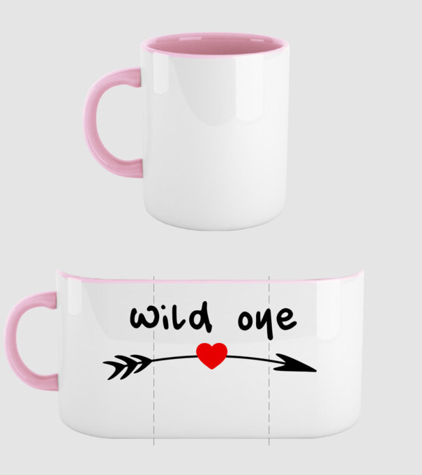 Wild one arrow model roz deschis pe tricou