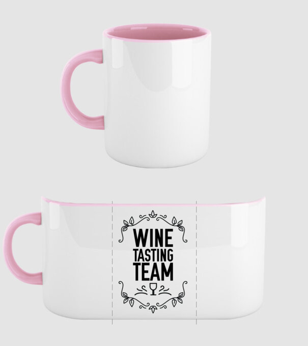 Wine tasting team Wine Tasting Team model roz deschis pe tricou
