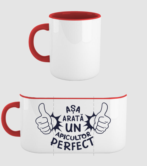 Așa arată un APICULTOR perfect model roșu pe tricou