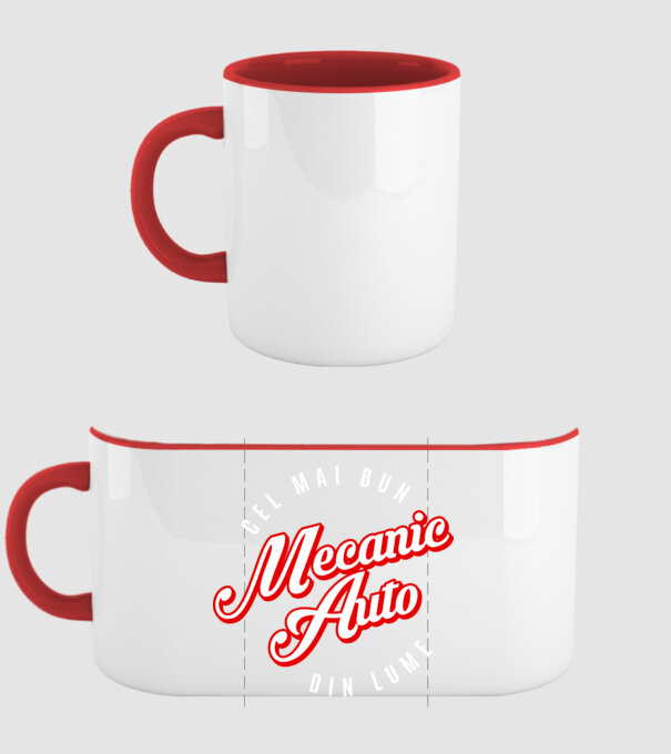 Cel mai bun MECANIC AUTO din lume model roșu pe tricou