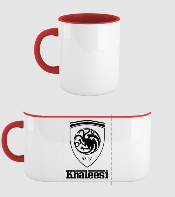 The Khaleesi Ferrari model roșu pe tricou