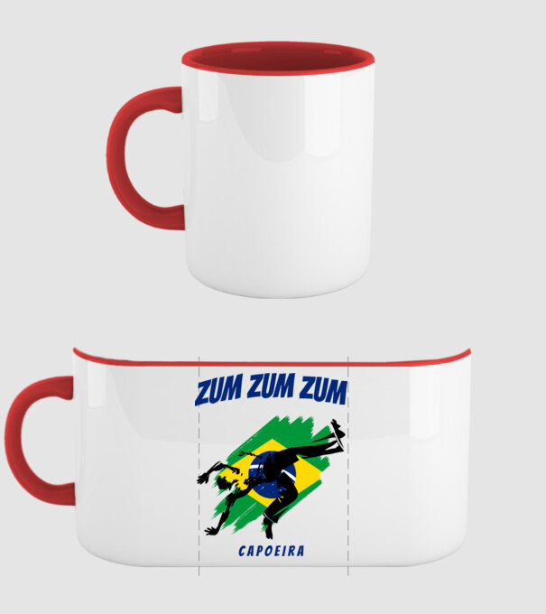 ZUM ZUM ZUM model roșu pe tricou