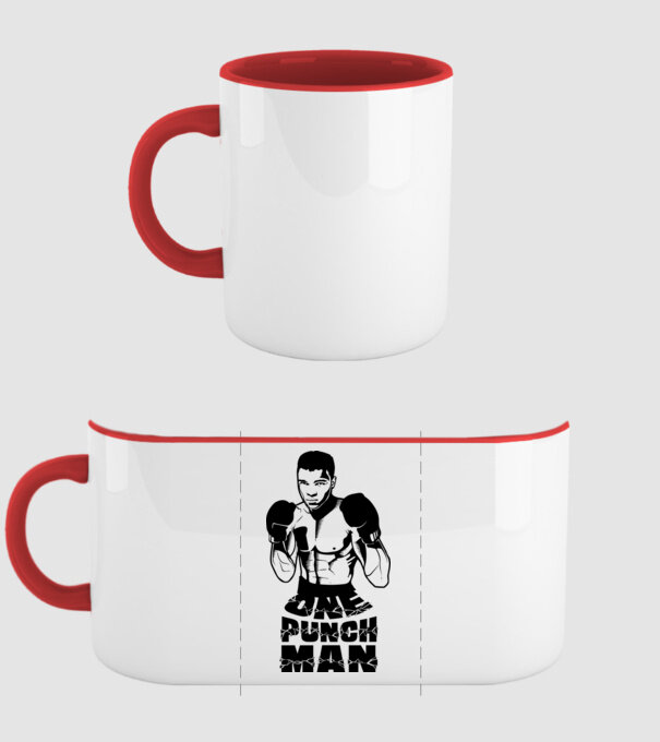 Ali = One punch man model roșu pe tricou