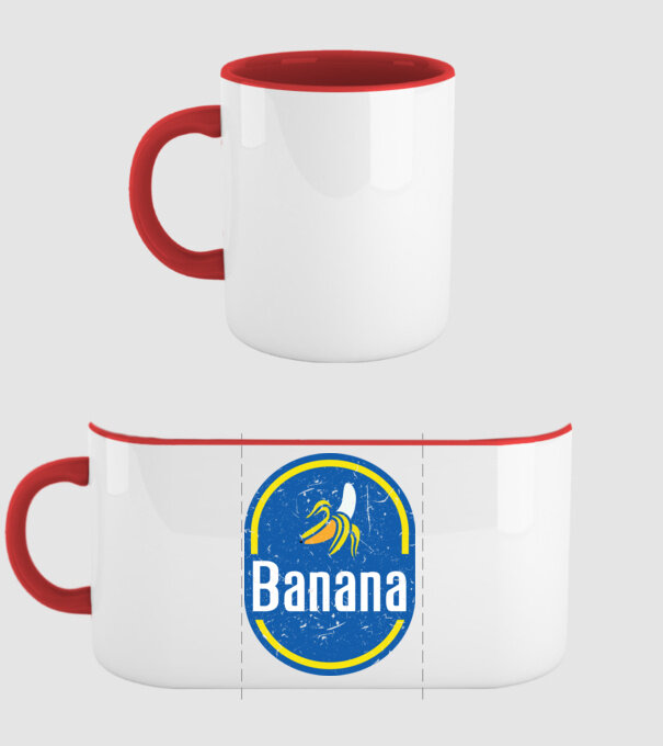 Banane carnaval model roșu pe tricou