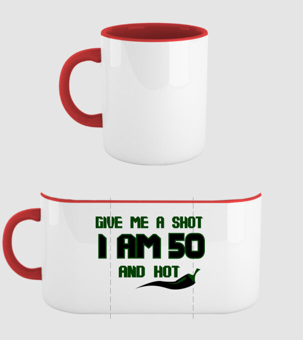 Give me a shot - 60 model roșu pe tricou