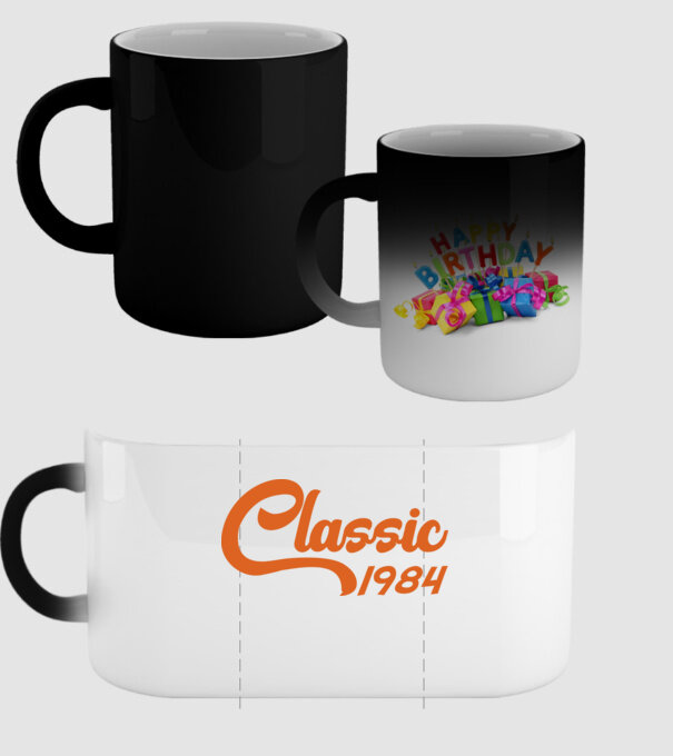 1984 Classic model negru pe tricou