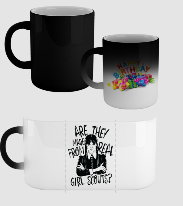 Are the made from real girl scouts model negru pe tricou