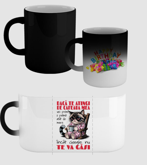 atinge cafeaua mea și nici măcar Google nu te va găsi Alb model negru pe tricou