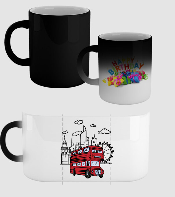 Autobuze model negru pe tricou