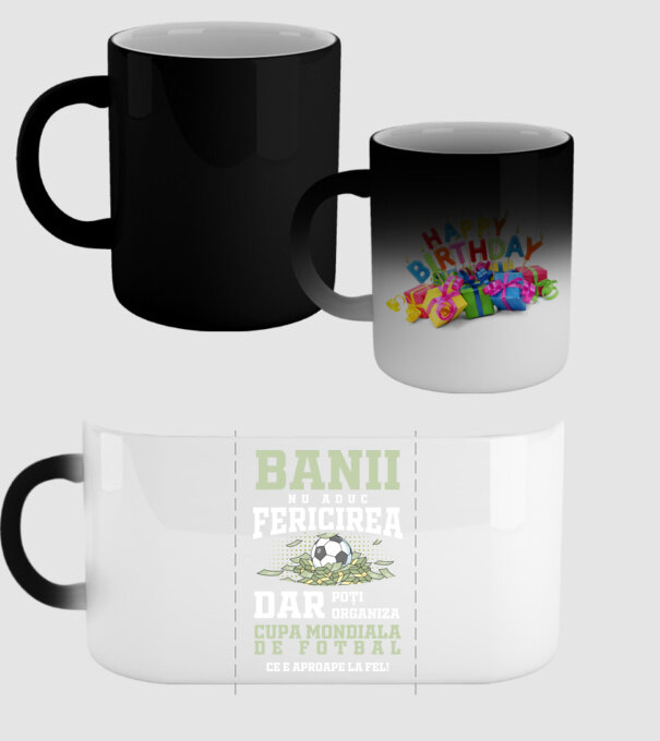 Banii nu aduc fericirea model negru pe tricou
