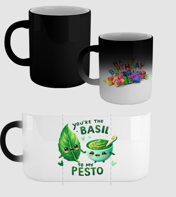 Basil to my Pesto model negru pe tricou