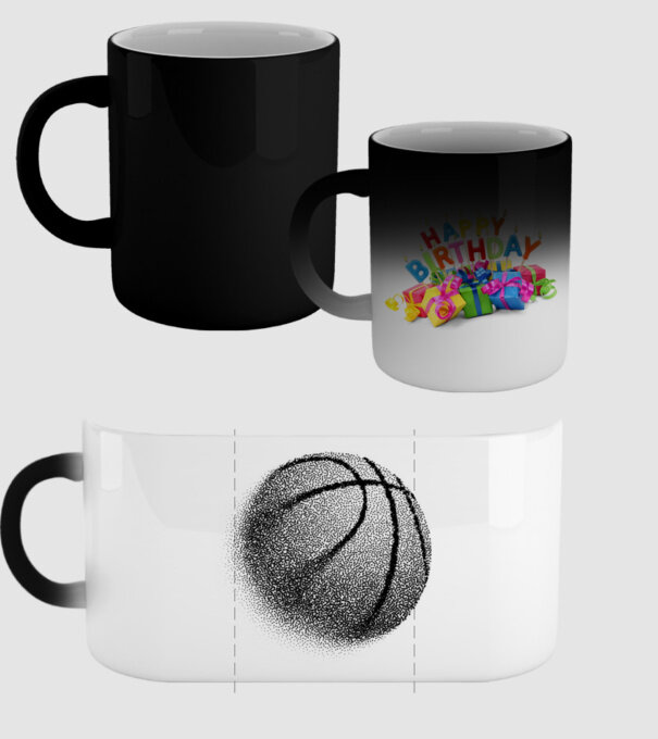 Basketball model negru pe tricou