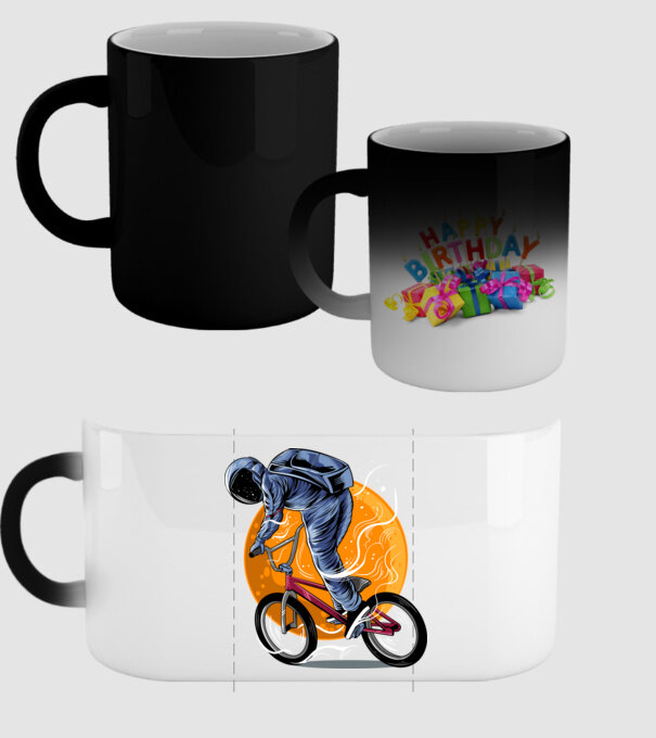 BMX space model negru pe tricou