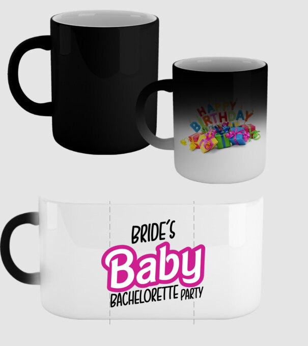 Bride Barbies baby model negru pe tricou