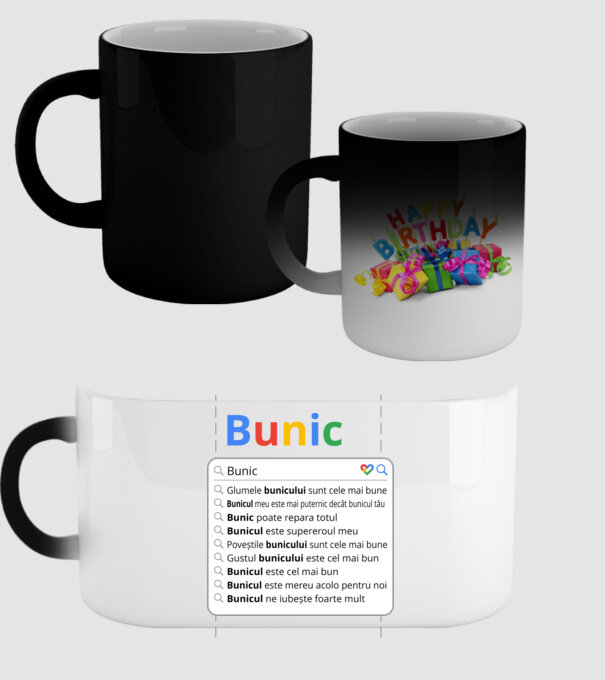 căutare Google Bunic model negru pe tricou