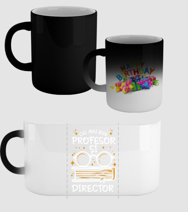 Cel mai profesor director model negru pe tricou