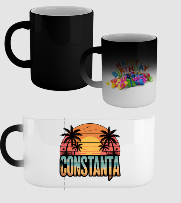 Constanța model negru pe tricou