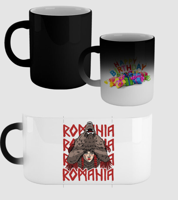Dansul Ursului romania model negru pe tricou