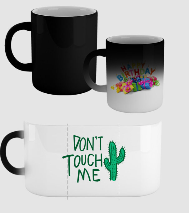 Dont touch me model negru pe tricou