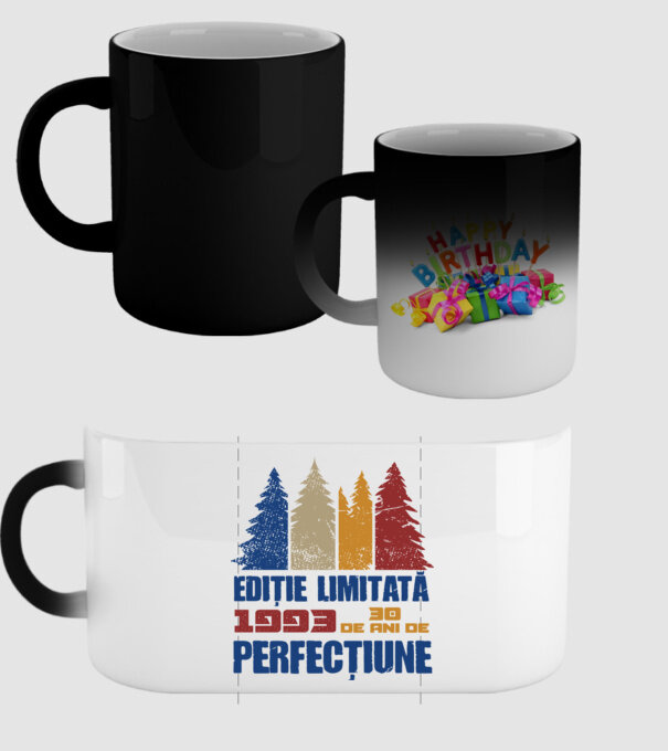 Ediție limitată 1993 - 30 de ani de perfecțiune model negru pe tricou