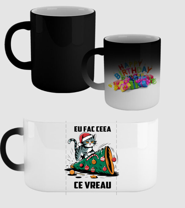 Eu fac ceea ce vreau Alb model negru pe tricou