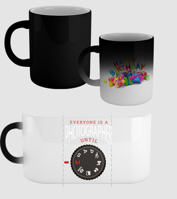 Everyone is a photographer until model negru pe tricou