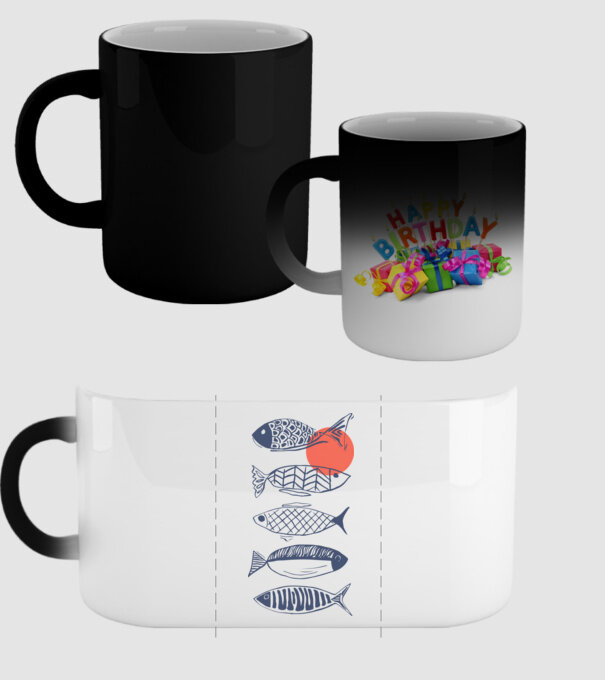 Fish model negru pe tricou