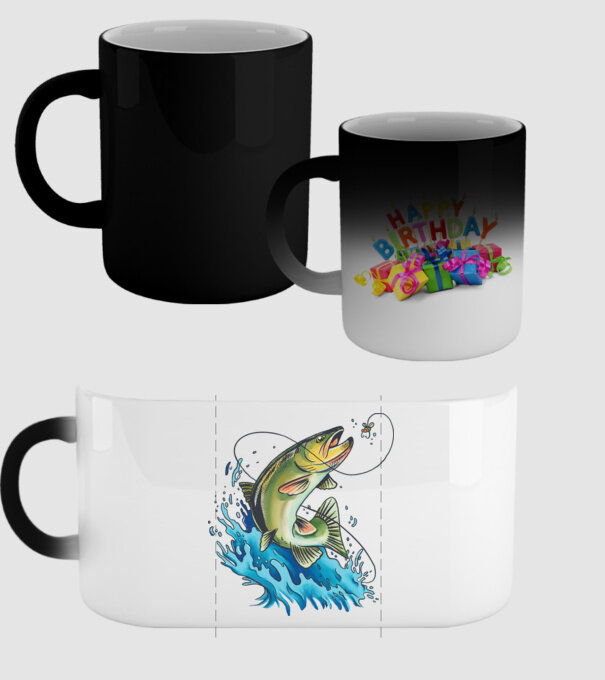 Fish model negru pe tricou