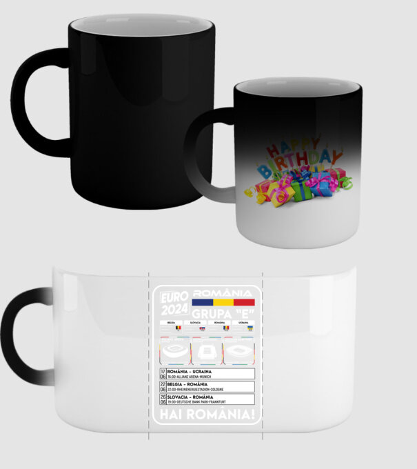 Fotbal Calendar Euro 2024 model negru pe tricou