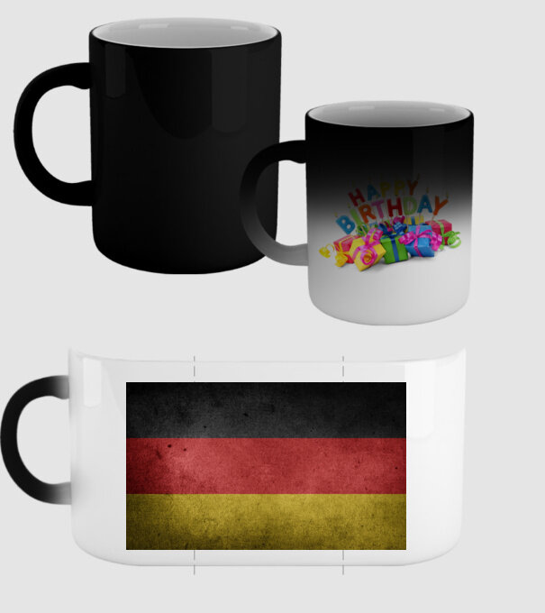 GERMANY model negru pe tricou
