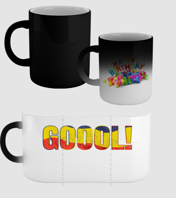 GOOOL model negru pe tricou