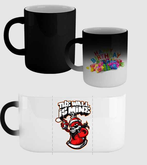 Graffiti model negru pe tricou
