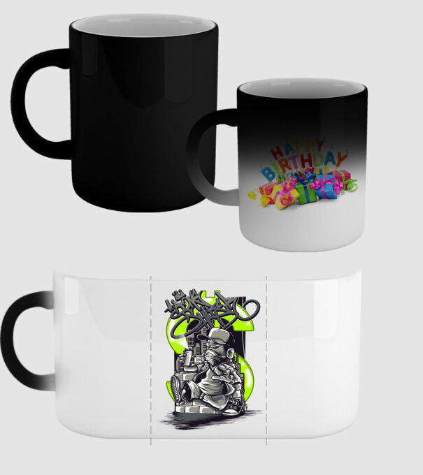 Graffiti model negru pe tricou