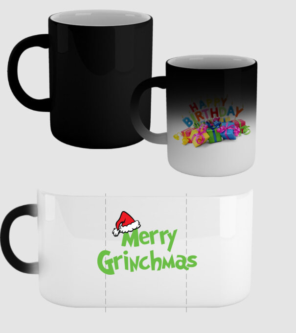 Grinchmas model negru pe tricou