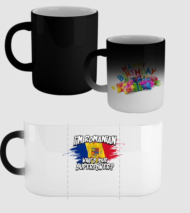I'm Romanian - What's your superpower model negru pe tricou