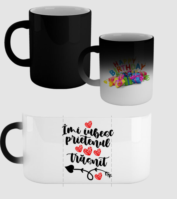 Îmi iubesc prietenul trăsnit model negru pe tricou