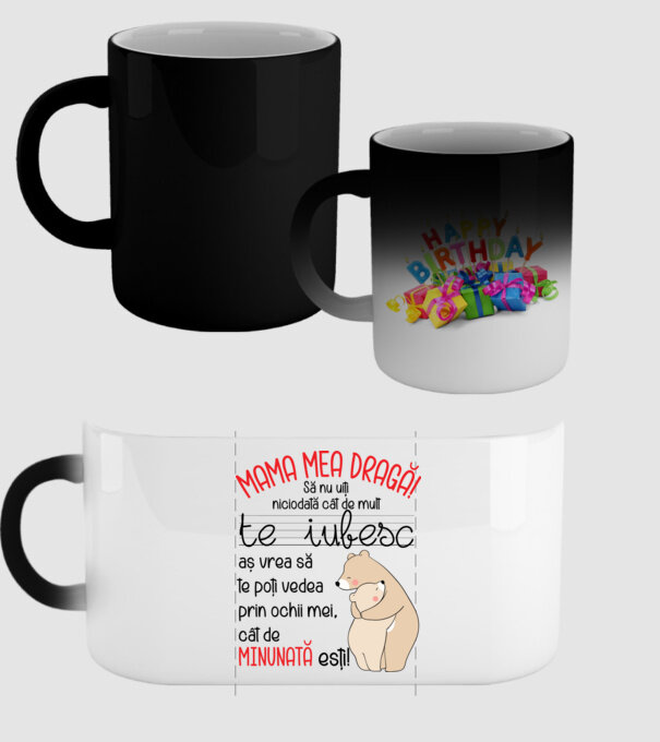 Mama Cât de minunat ești model negru pe tricou