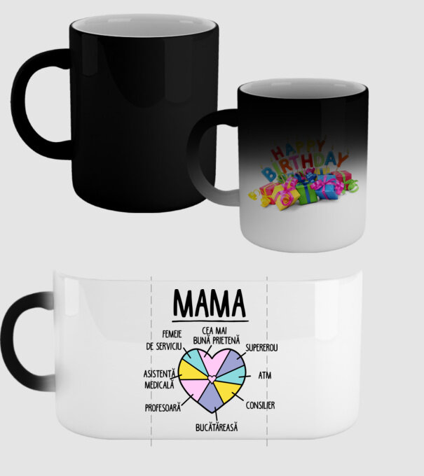 Mama cea mai bună prietenă, supererou model negru pe tricou
