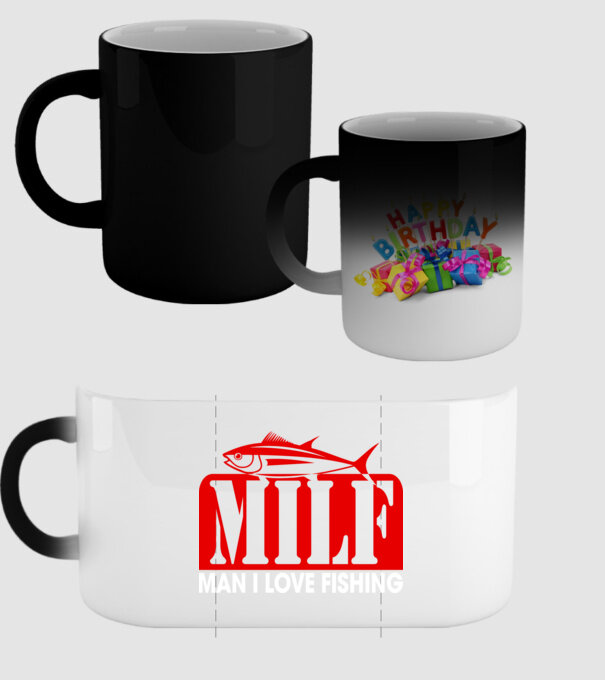 milf model negru pe tricou