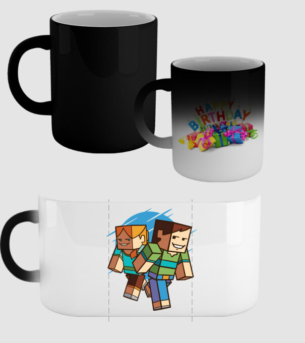 Minecraft model negru pe tricou