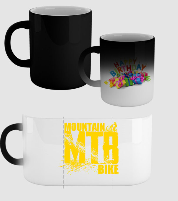 MTB model negru pe tricou