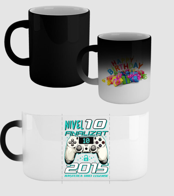 Nivel finalizat 10 2015 model negru pe tricou