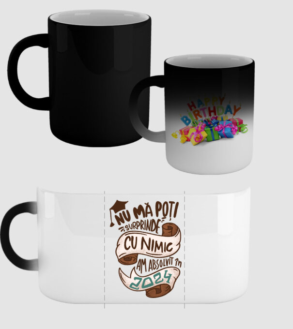 Nu mă poți surprinde cu nimic model negru pe tricou