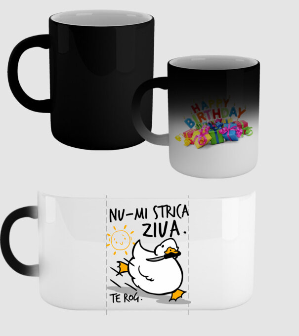 Nu-mi strica ziua. model negru pe tricou