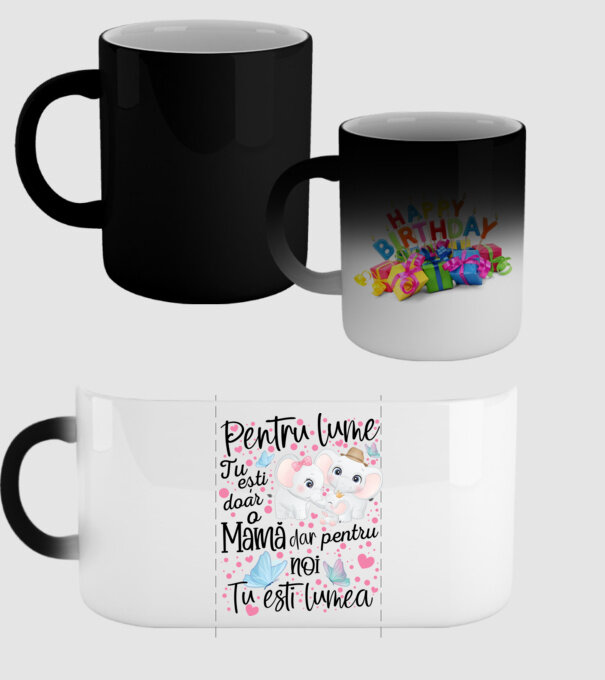 Pentru lume ești doar o Mamă dar pentru NOI TU ești lumea model negru pe tricou