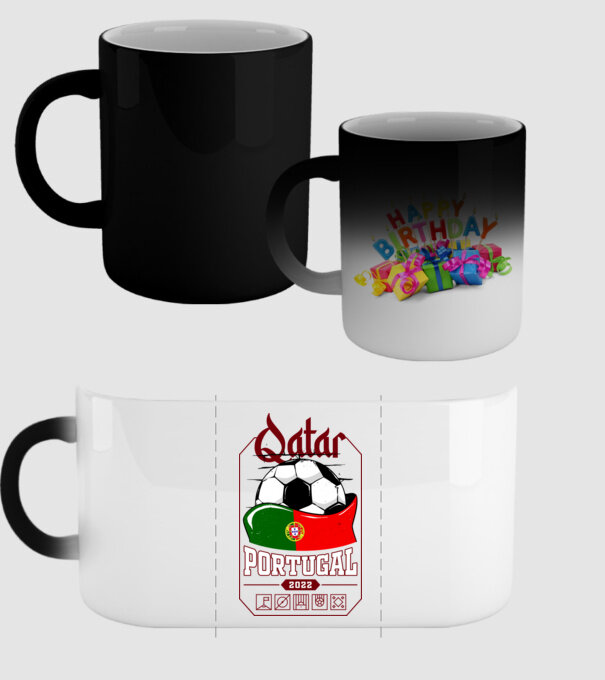 Qatar teams Portugal model negru pe tricou