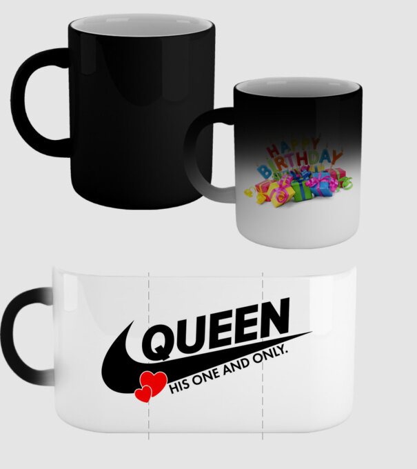 Queen model negru pe tricou