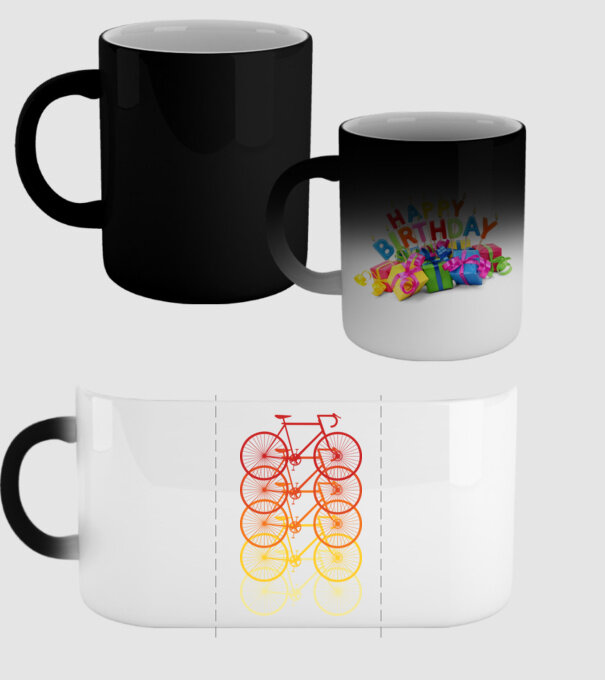 Retro Bike model negru pe tricou