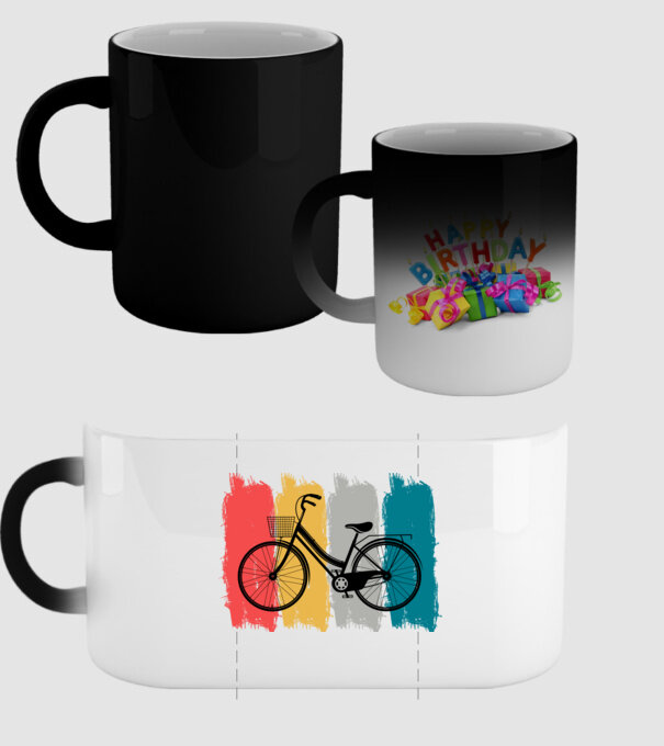 Retro city bike model negru pe tricou