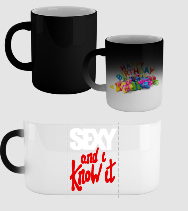 Sexy And I Know It model negru pe tricou